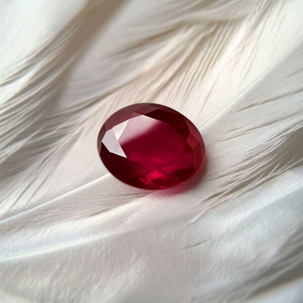 6 ratti Ruby (Manikya) Certified Natural Gemstone AAA Quality